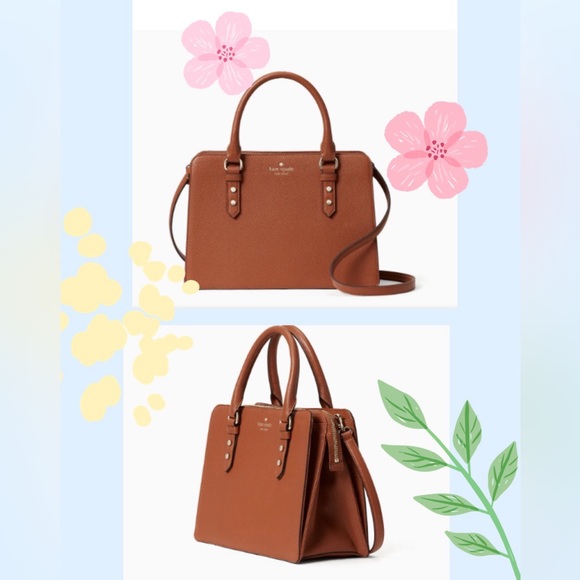 NWT Kate Spade Brown Mulberry Satchel Crossbody Bag - Picture 6 of 6